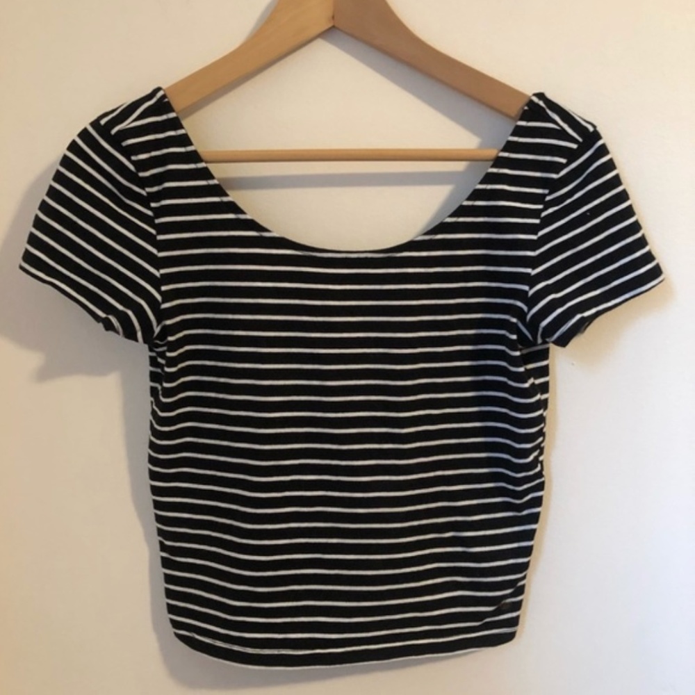 Striped crop top | American Eagle